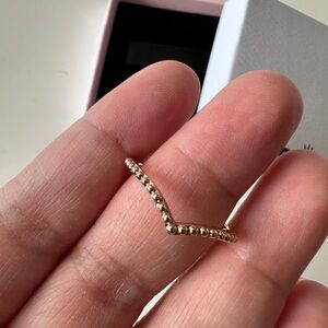 Pandora Beaded Wish Bone